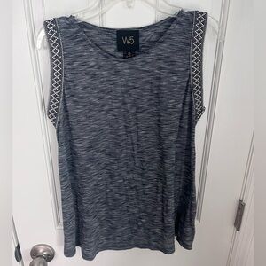 W5 Patterned Flowy Tank Top
